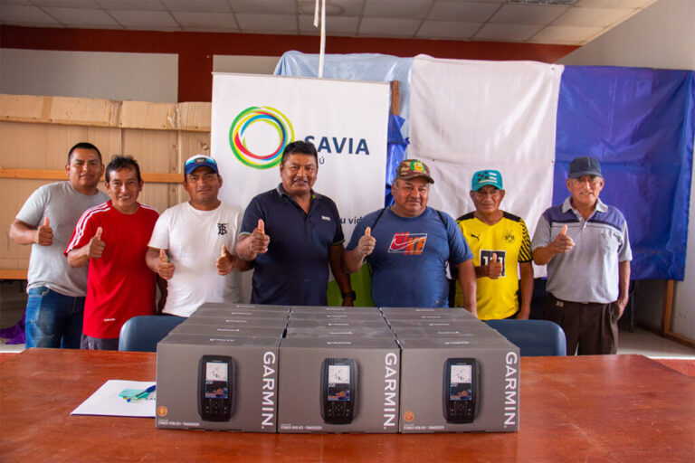 Savia Perú contribuyó con 15 Ecosondas de última generación para pescadores artesanales