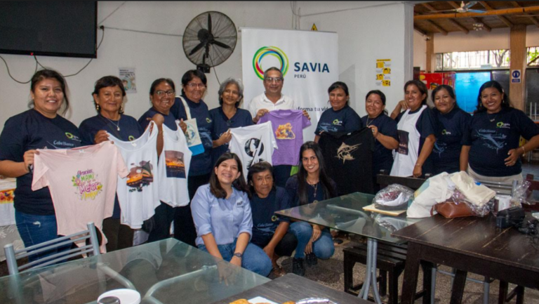 Con éxito culminó Taller de Estampado Textil y Serigrafía en Cabo Blanco organizado por Savia Perú